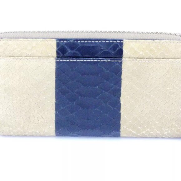 kate spade length leather used D2106 press purse python-tone beige type - Picture 4 of 16